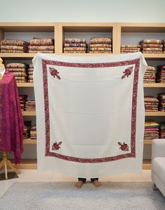 Premium Wool Omani Rumaal | Traditional Elegance & Winter Warmth