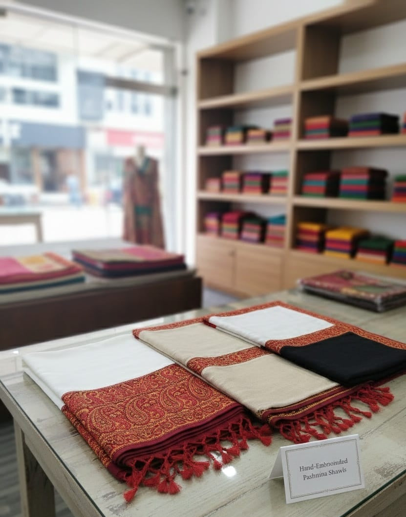 Women's Plain Stole with Subtle Border Design | Versatile Day Wrap