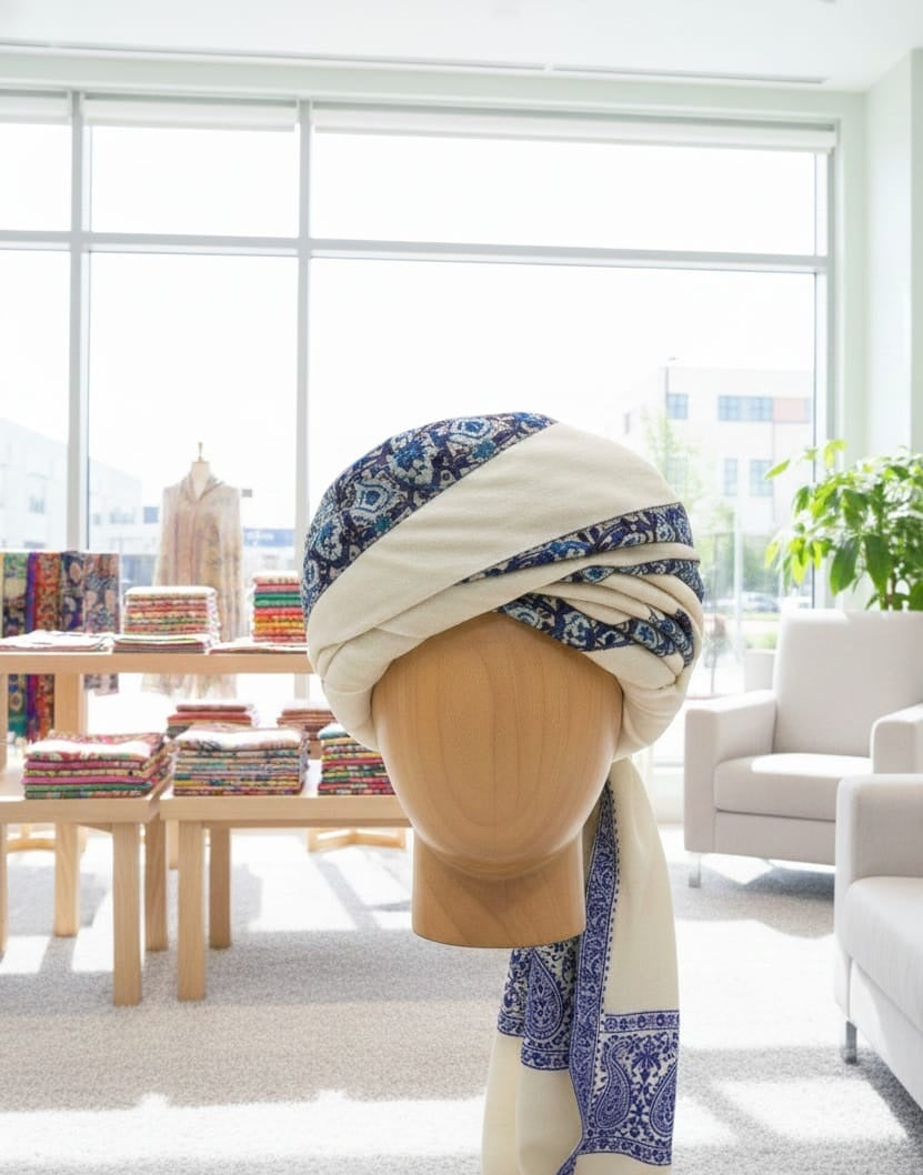 Premium Wool Omani Rumaal | Traditional Elegance & Winter Warmth