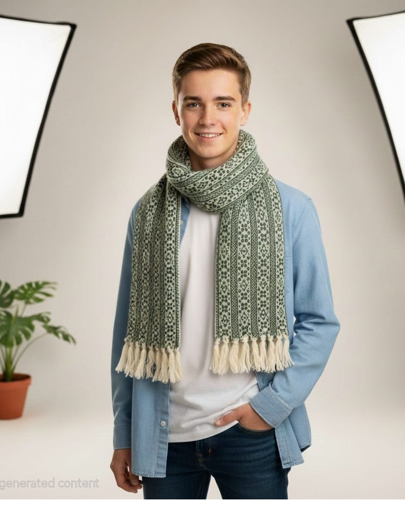 Classic Wool Muffler for Men | Superior Warmth & Refined Style (Copy)
