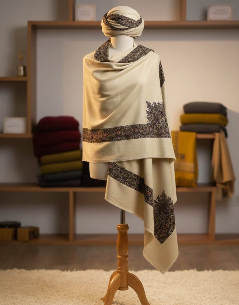 100% Pure Pashmina Omani Wrap | Supreme Luxury Headwear