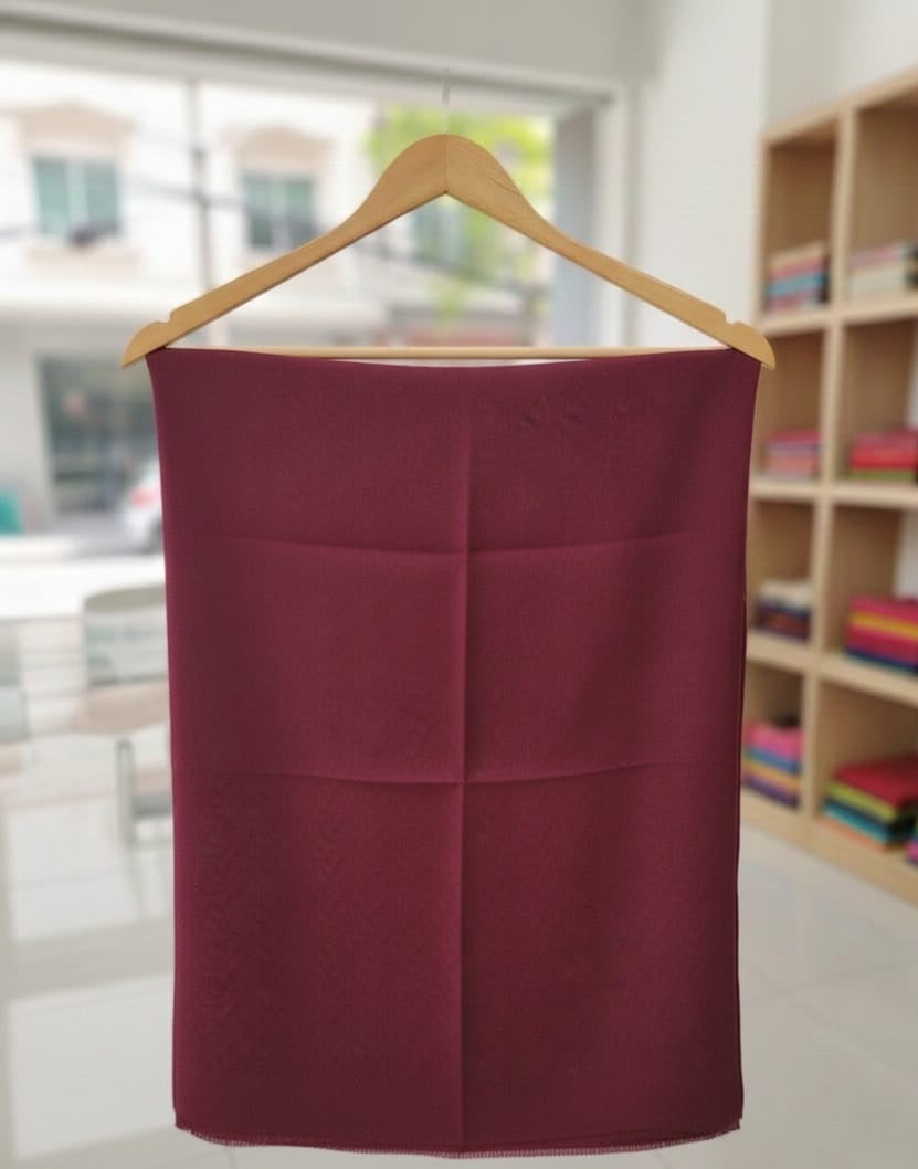 Women's Plain Texture Stole | Minimalist Everyday Layering Wrap