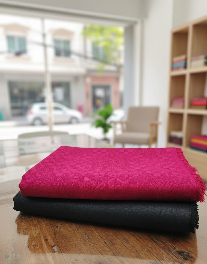 Women's Plain Texture Stole | Minimalist Everyday Layering Wrap